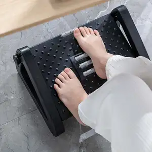 Fuß stütze Home Office Fußstützen Bequeme höhen verstellbare Fuß stütze, schwarz