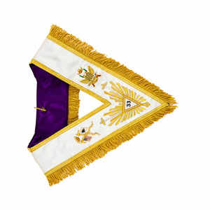 Vente en gros Colliers maçonniques à broder faits à la main Nouveau design Colliers maçonniques ajustables - Product Image 2