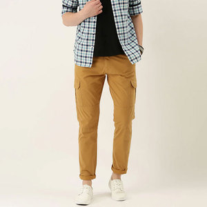 Nouveau pantalon cargo pour homme en coton, pantalon uni, coupe slim, streetwear - Product Image 4