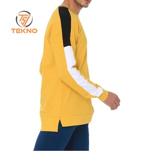 Sudadera con cuello redondo de algodón 100% para hombre, ropa de lana de invierno con patrón de estampado de diseñador, servicio OEM de talla grande - Product Image 2