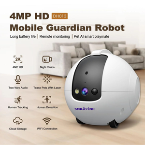 Robot de cámara para mascotas móvil, batería de 10000mAh, carga de retorno automático, llamada bidireccional, juego remoto, diseño moderno clásico para pedidos a granel - Product Image 2