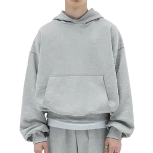 Sudaderas con capucha para hombre de peso pesado, fabricante de Pakistán, sudadera con cremallera completa y hombro caído de gran tamaño, última moda, sudaderas con capucha de calle - Product Image 3
