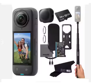 กล้อง Insta360 X5 ของแท้จากโรงงาน ป้องกันน้ำได้ลึก 15 เมตร พร้อมเซ็นเซอร์ 11.28 ตัว ถ่ายวิดีโอ 8K 360 HDR ภาพนิ่ง 72MP วิดีโอ 4K60fps เลนส์เดี่ยว กล้องกีฬา Insta 360 X 5 - Product Image 2