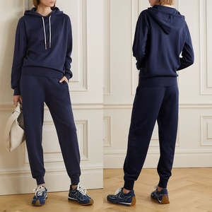 Ensemble de pantalons de survêtement à capuche avec LOGO personnalisé de haute qualité pour femmes survêtements d'hiver respirants techniques de sublimation fabriqués par des experts - Product Image 5