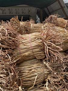 Materia prima seca de jacinto de agua de precio más bajo Material sostenible ecológico para artesanías de cestería - Product Image 4