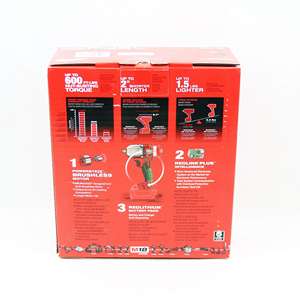 Llave de Impacto Inalámbrica Compacta de 18VDC y 1/2 Pulgada, Llave Eléctrica sin Escobillas de Grado DIY con Fuente de Alimentación Industrial - Product Image 2