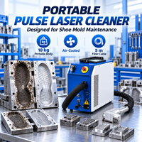 Machine de décapage de rouille au laser 300W, nettoyeur à impulsions pour le nettoyage de moules à chaussures, l'oxyde de résine, solution de maintenance de précision des moules