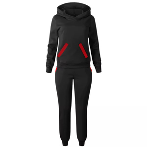 Customization High Quality Winter Casual Solid Fashion Sport Sweatpants and Hoodie <b>Set</b> 2 Piece <b>Jogger</b> <b>Set</b> Men Designer Tracksuit - Product Image 4