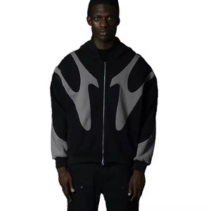 Ensemble deux pièces Ronpex International 100 % coton, respirant, unisexe, avec sweat à capuche et pantalon de jogging cargo - Product Image 1