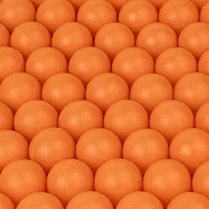10 mm HDPE EU Wholesale Orange Floating Plastic Hollow Ball Water Treatment Liquid Surface covering