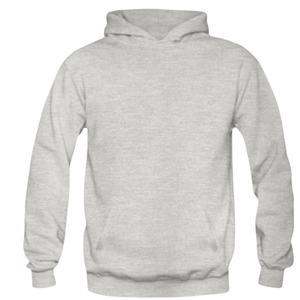 เสื้อฮู้ดแบบสวมหัวแขนยาวของผู้ชายผ้าฝ้าย100% สไตล์ลำลองว่างเปล่า - Product Image 2