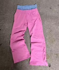 Pantalones Deportivos Personalizados para Hombre, Estilo Jogger, Casuales, de Lana, Holgados, de Cintura Doble, Ecológicos, Transpirables, 100% Algodón, para Invierno - Product Image 4