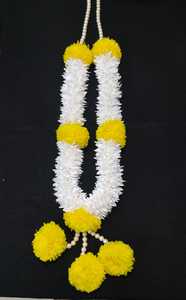 Accesorios DE BODA Jaimala Varmala y Guirnalda para novio y novia, guirnalda de flores artificiales hechas a mano para novio y novia - Product Image 6