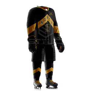 Nouveau Style Respirant Facile À Porter Uniforme De Hockey Sur Glace Vêtements De Sport Uniforme De Hockey Sur Glace À Vendre - Product Image 3