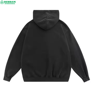 Sweat-shirt d'hiver 2026 de haute qualité pour homme, en coton épais doublé polaire, avec broderie et sérigraphie - Product Image 5