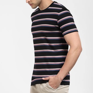 เสื้อเชิ้ตสตริปเพดของผู้ชายแห้งเร็วขนาดใหญ่พิเศษสินค้า OEM ODM สั่งทำจากโรงงาน BD - Product Image 3