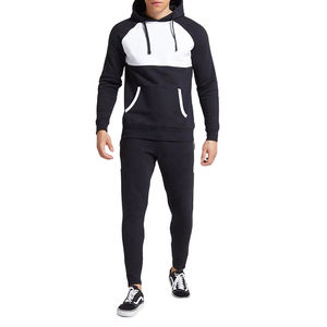 Ensemble de survêtement unisexe en coton 100% de haute qualité, sweat-shirt à capuche et pantalon de survêtement, taille plus, décontracté, à capuche - Product Image 1