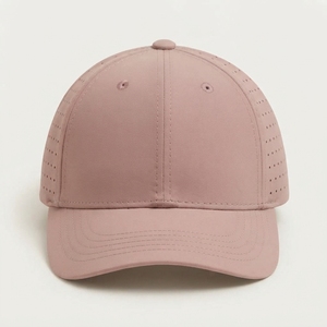 Casquette de baseball perforée 5 panneaux réglable, chapeau de sport respirant et léger, style camionneur pour l'extérieur, logo personnalisé, vente en gros OEM - Product Image 1