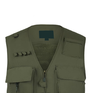 Ligero al aire libre Ropa informal Transpirable Cuello en V Chaleco de carga Bolsillos multifuncionales Chaleco de carga para hombres - Product Image 5