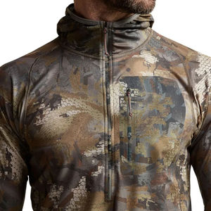 Sweat à capuche de chasse surdimensionné de style sportif, en coton mélangé léger, respirant, imperméable, en polaire pour homme, design personnalisé, hiver - Product Image 5
