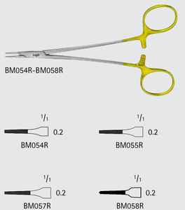 Durogrip TC HALSEY Source d'alimentation manuelle plaquée or Base d'aiguille sécurisée pour instruments de chirurgie générale Porte-aiguille - Product Image 2