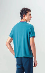 Camiseta de punto informal para hombre, de seda helada, con logo personalizado, manga corta, antiencogimiento, de secado rápido, fabricada al por mayor OEM - Product Image 5