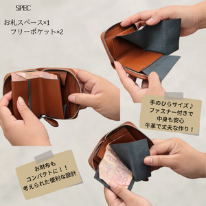 Genuine Cowhide Leather Slim <b>Card</b> <b>Holder</b> <b>Wallet</b> - Product Image 2