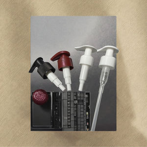 Pompe distributrice de liquide anti-déversement de haute qualité BK Brand 28/410, 100 ml, en plastique, avec clip de torsion latéral, pour flacons de lotion et cosmétiques - Product Image 4