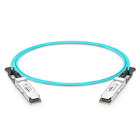 Cable AOC OM3 QSFP28 de 100G y 850nm de YTOPTO, Compatible con Mellanox/Nvidia/MikrotIK, 1~99m, para Computación IA, HPC, Centros de Datos y DCI, 3 Años de Garantía