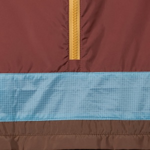 Chaqueta Cortavientos Personalizada con Media Cremallera, Impermeable, de Poliéster, Estilo Urbano, con Bloques de Color, para Hombre - Product Image 4