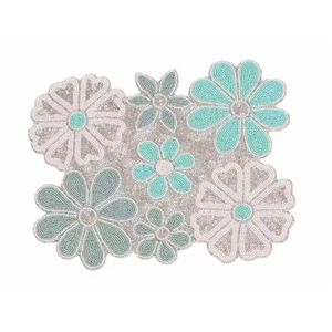 Hot Selling Handmade Multicolored Glass Beaded <b>Table</b> Mat Decorative Beaded Place Mat Glass Beaded Charger for Dinning <b>Table</b> - Product Image 5