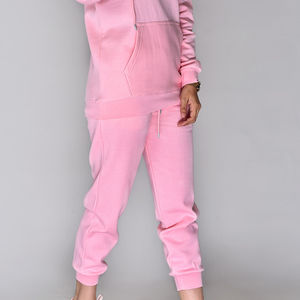 Couleur rose Survêtements élégants pour femmes Vêtements de sport Ensemble de yoga Haut à manches longues avec pantalon Bonne vente Survêtements pour femmes Service OEM - Product Image 3