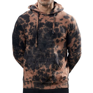 Sweat à capuche de qualité supérieure personnalisé Tie Dye Portable Best-seller avec tissu solide et dernier modèle d'impression de style - Product Image 1