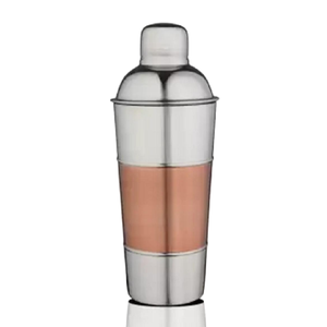 เครื่องปั่นค็อกเทลฝาปิดสแตนเลสสตีลสำเร็จรูปสีทองสไตล์อเมริกันสำหรับบาร์โรงแรมร้านอาหารดีไซน์ล่าสุด - Product Image 1