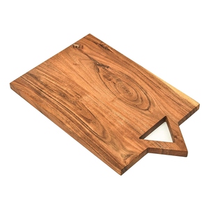 Planche à découper de cuisine en bois dur Surface de coupe en bois longue durée pour chef et usage domestique Planche à découper écologique - Product Image 2