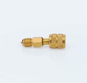 R410a Brass <b>SAE</b> Flare Adapter for HVAC and Refrigeration Systems - Product Image 3