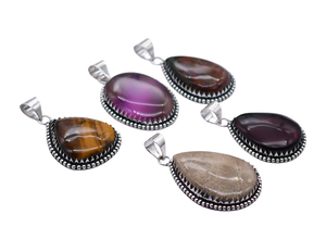 สร้อยคอแฟชั่นของผู้หญิงแบบวินเทจใหม่5ชิ้นจี้อัญมณีทองเหลืองธีมคริสเตียนร้อนแรงอีเบย์กำลังมาแรง PP 37 - Product Image 1