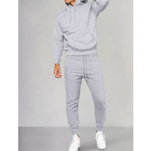 Men Fleece Fleece Lined Tracksuit 2 Piece Warm <b>Hoodie</b> Sweatpants Suit Set Casual Trendy Winter Pullover Sweatsuits - Product Image 5