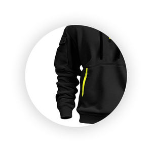 2025 Sudadera con capucha con logotipo personalizado pulóver Casual sudaderas con capucha Fitness entrenamiento ropa Streetwear hombres ocio Sudadera con capucha - Product Image 2