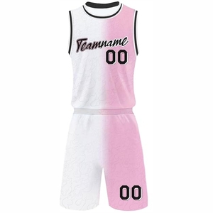 Uniforme de basket-ball pour vêtements de sport nouveau design tailles pour adultes vente en gros logo personnalisé/uniforme de basket-ball respirant en couleur - Product Image 2