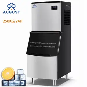 Nueva máquina de hielo de tubo totalmente automática de 22 29 32 35mm, máquina de hacer hielo de acero inoxidable 304, máquina de conservación de alimentos