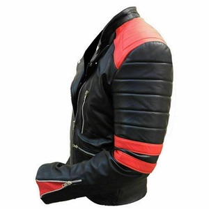 Chaqueta de bombardero de piel auténtica de vaca para hombre personalizada al por mayor, prendas de vestir exteriores ajustadas de secado rápido transpirables informales de invierno en negro y marrón - Product Image 4