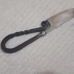 Ensemble d'ustensiles de cuisine médiévaux, forgé à la main, cuillère, couteau et fourchette TT-5394 - Product Image 6