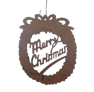 Colorful <b>Heart</b> Shape Christmas Hanging Ornaments <b>Decoration</b> Tin Metal <b>Heart</b> Ornament Hanging <b>Decoration</b> For Festival Party - Product Image 4