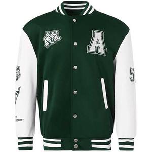 Nouvelle veste universitaire personnalisée pour hommes Patchwork Letterman veste de baseball patchs de broderie Bomber vestes universitaires - Product Image 1