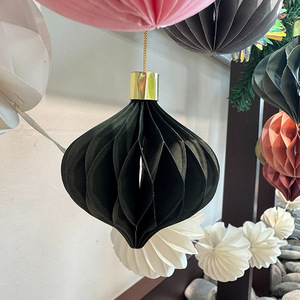 High Quality Colorful 3D Paper <b>Bauble</b> Honeycomb for Party Decorations - Product Image 3