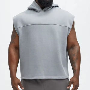 Chaleco deportivo con capucha para hombre de la mejor calidad, camisetas sin mangas de secado rápido para correr, chaleco sin mangas para entrenamiento - Product Image 1