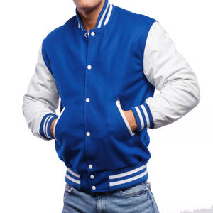 Vestes universitaires Letterman qualité supérieure vestes universitaires noires de luxe personnalisées veste universitaire Letterman à manches en cuir pour hommes - Product Image 6