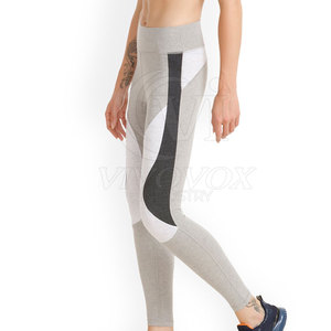 High Quality <b>Women's</b> Yoga <b>Leggings</b> with Custom Logo Solid <b>Pattern</b> Elastic Mid Waist-Reasonably Priced - Product Image 3