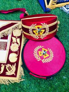 TABLIER MAÇONNIQUE REGALIA TYLER VIOLET AVEC COLLIER CHAÎNE-HSE - Product Image 3